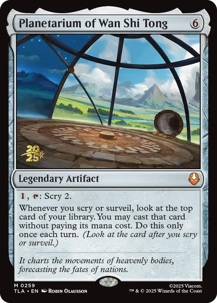 Planetarium of Wan Shi Tong [Avatar: The Last Airbender Prerelease Cards] | Exor Games Dartmouth