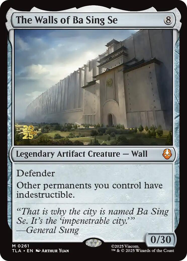 The Walls of Ba Sing Se [Avatar: The Last Airbender Prerelease Cards] | Exor Games Dartmouth