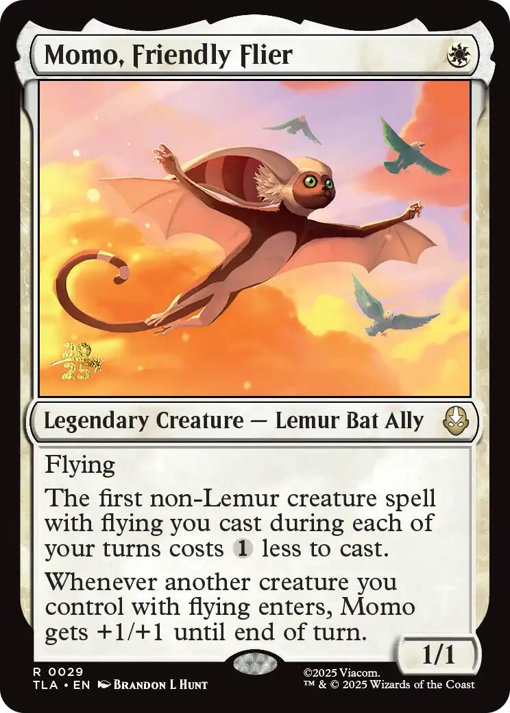 Momo, Friendly Flier [Avatar: The Last Airbender Prerelease Cards] | Exor Games Dartmouth