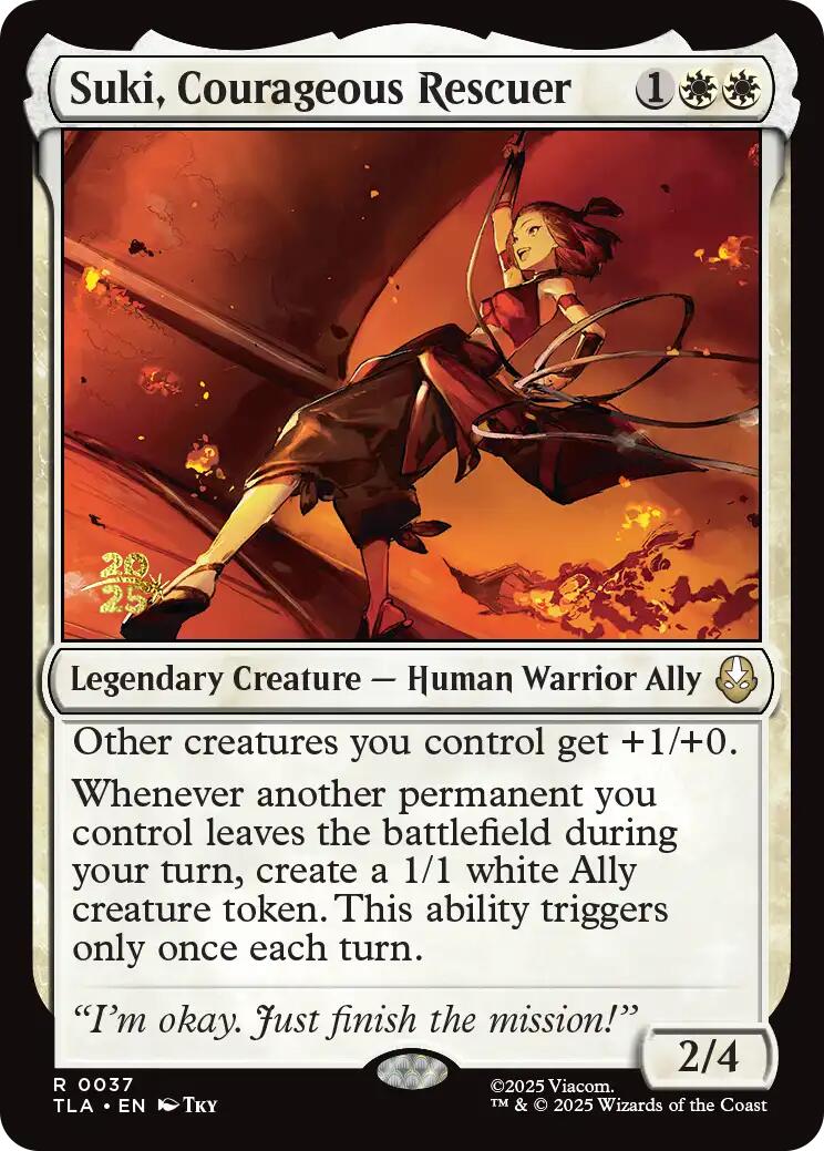 Suki, Courageous Rescuer [Avatar: The Last Airbender Prerelease Cards] | Exor Games Dartmouth