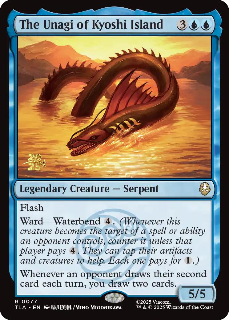 The Unagi of Kyoshi Island [Avatar: The Last Airbender Prerelease Cards] | Exor Games Dartmouth