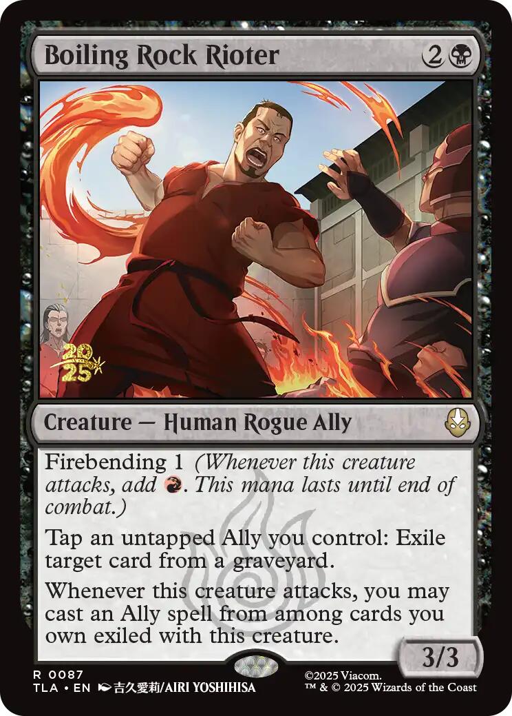 Boiling Rock Rioter [Avatar: The Last Airbender Prerelease Cards] | Exor Games Dartmouth