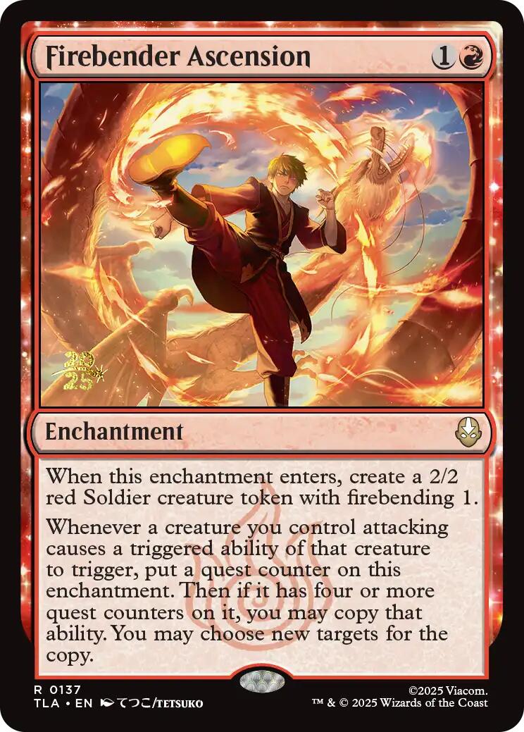 Firebender Ascension [Avatar: The Last Airbender Prerelease Cards] | Exor Games Dartmouth