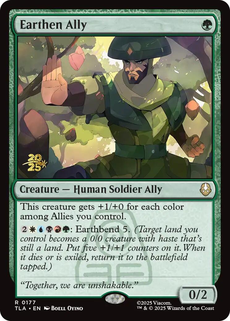 Earthen Ally [Avatar: The Last Airbender Prerelease Cards] | Exor Games Dartmouth