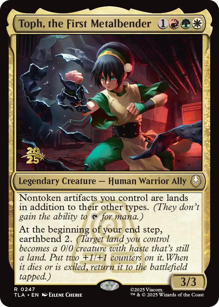Toph, the First Metalbender [Avatar: The Last Airbender Prerelease Cards] | Exor Games Dartmouth