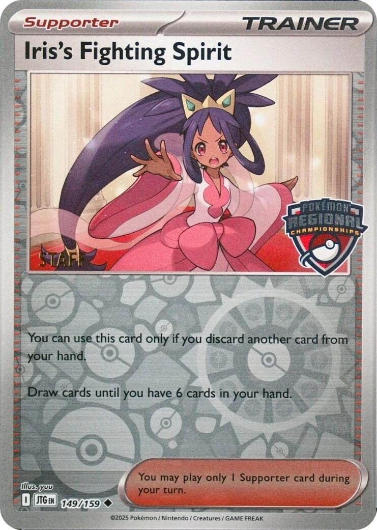 Iris's Fighting Spirit (149/159) (Regional Championships) (Staff) [League & Championship Cards] | Exor Games Dartmouth