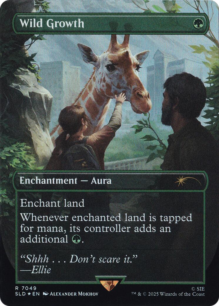 Wild Growth (Rainbow Foil) [Secret Lair Drop Series] | Exor Games Dartmouth
