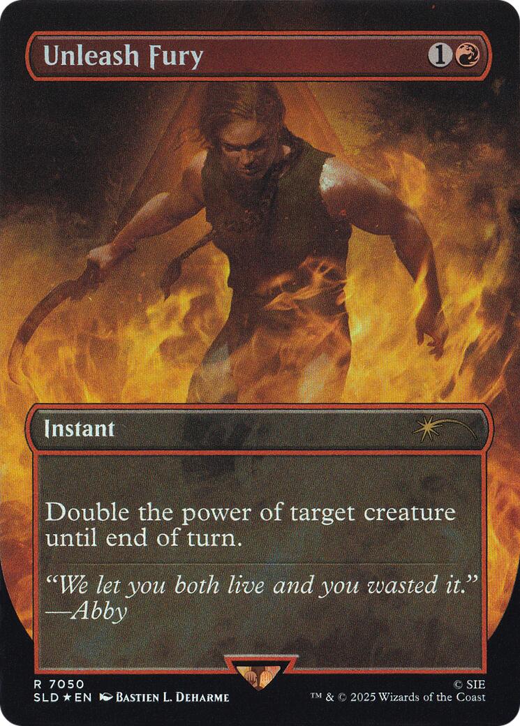 Unleash Fury (Rainbow Foil) [Secret Lair Drop Series] | Exor Games Dartmouth