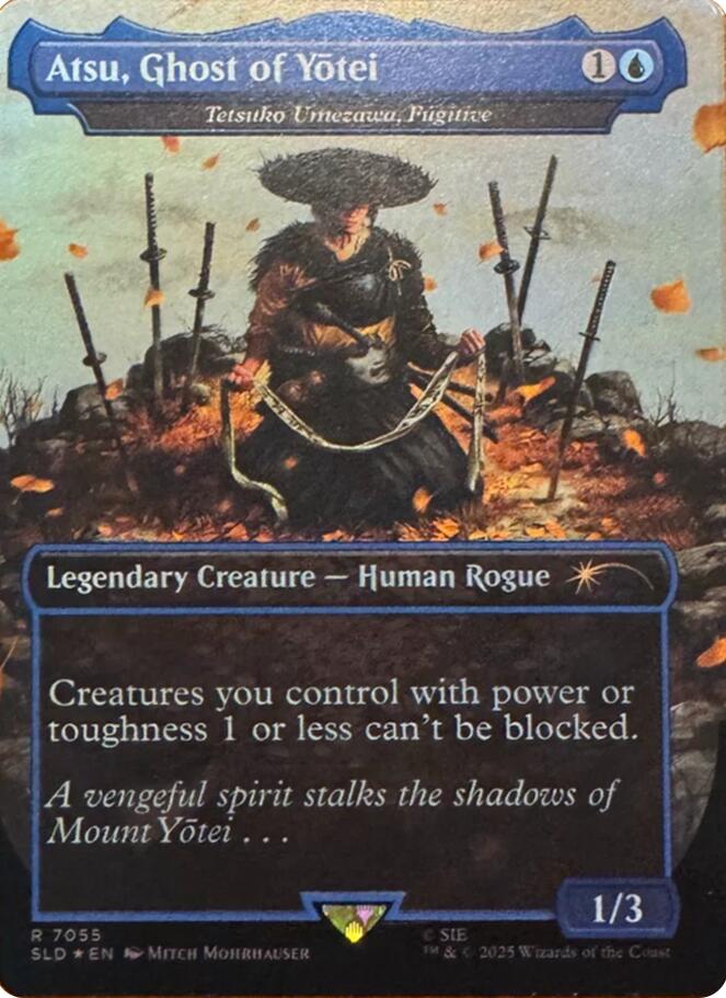 Atsu, Ghost of Yotei - Tetsuko Umezawa, Fugitive (Rainbow Foil) [Secret Lair Drop Series] | Exor Games Dartmouth