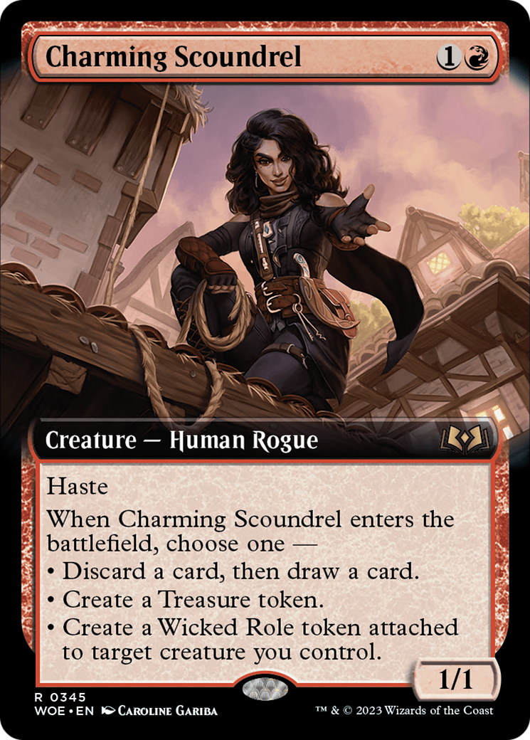 Charming Scoundrel (Extended Art) [Wilds of Eldraine] | Exor Games Dartmouth