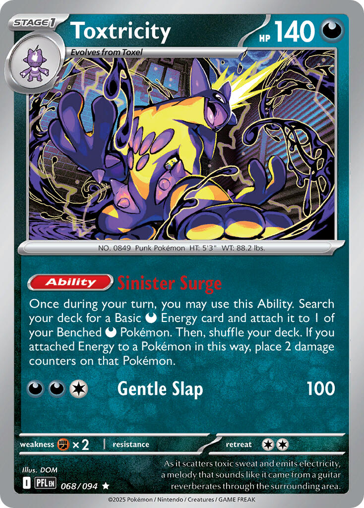 Toxtricity (068/094) (Theme Deck Exclusive) [Mega Evolution: Phantasmal Flames] | Exor Games Dartmouth