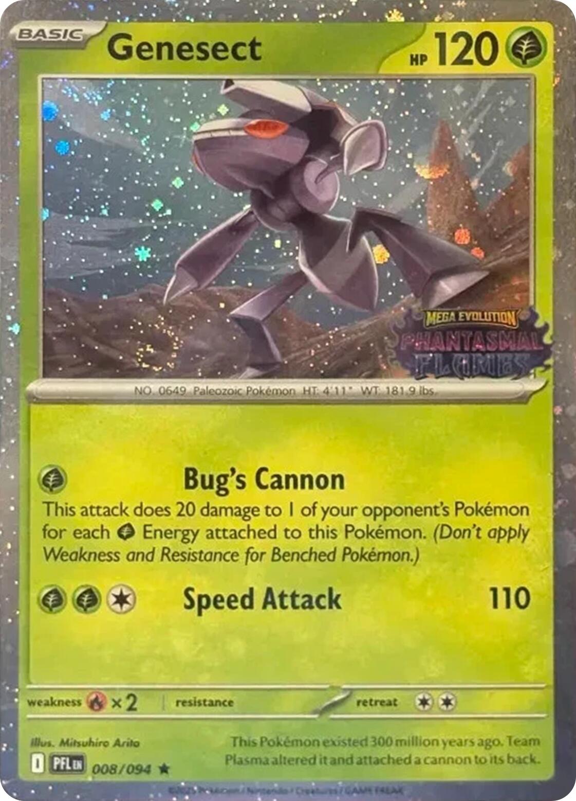 Genesect (008/094) (Cosmos Holo) (Best Buy Exclusive) [Miscellaneous Cards] | Exor Games Dartmouth
