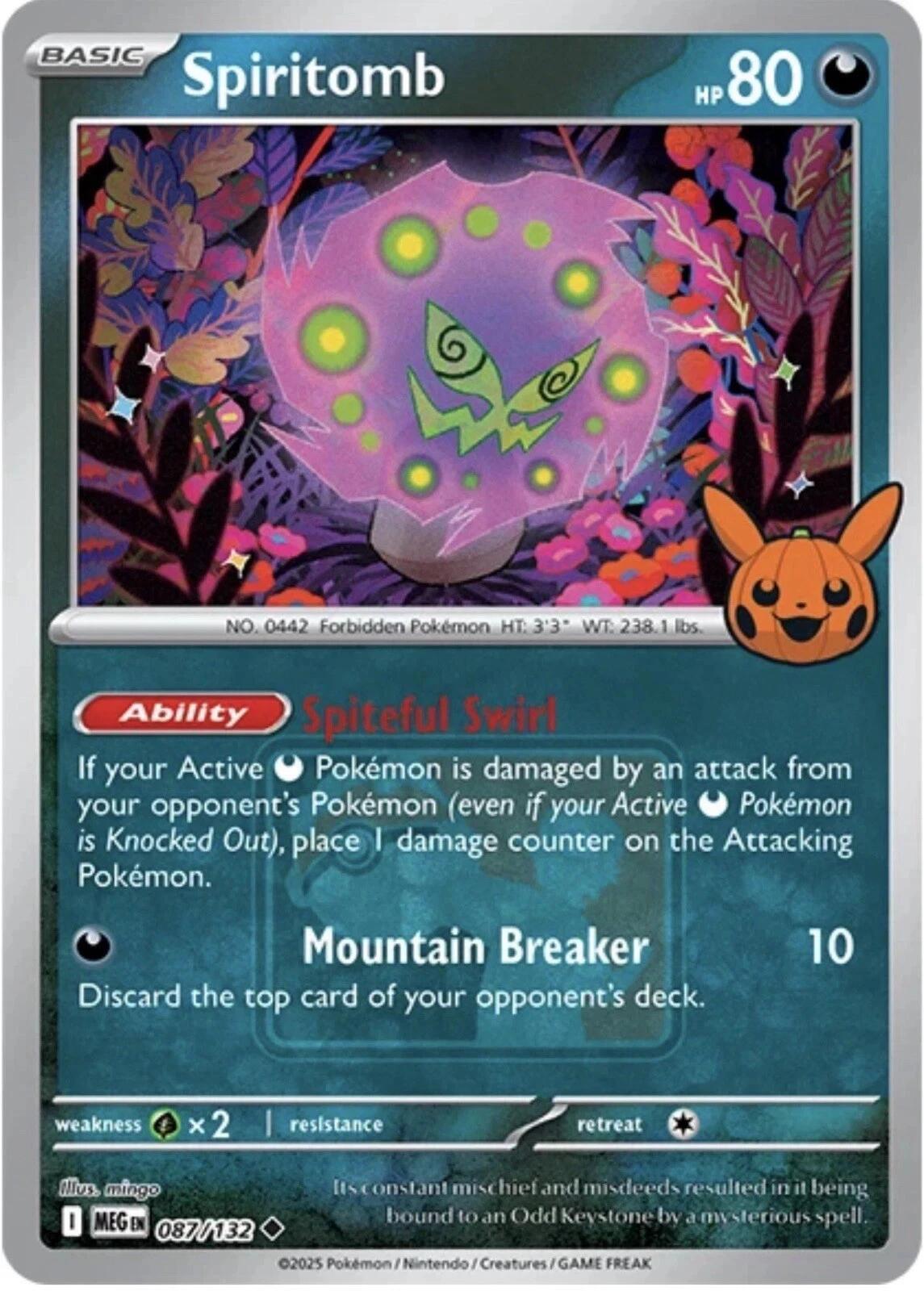 Spiritomb (087/132) (Trick or Trade Stamped) [Miscellaneous Cards] | Exor Games Dartmouth