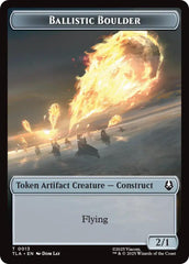 Ballistic Boulder // Soldier (0011) Double-Sided Token [Avatar: The Last Airbender Tokens] | Exor Games Dartmouth