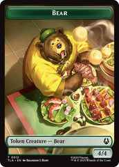 Bear // Food (0020) Double-Sided Token [Avatar: The Last Airbender Tokens] | Exor Games Dartmouth