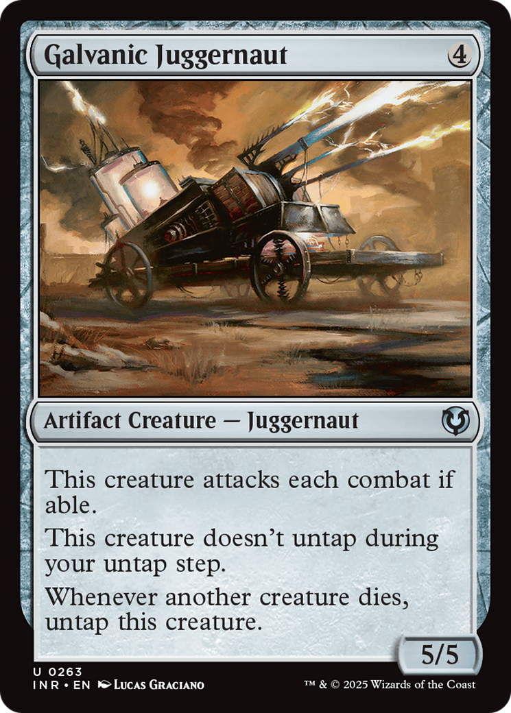 Galvanic Juggernaut [Innistrad Remastered] | Exor Games Dartmouth