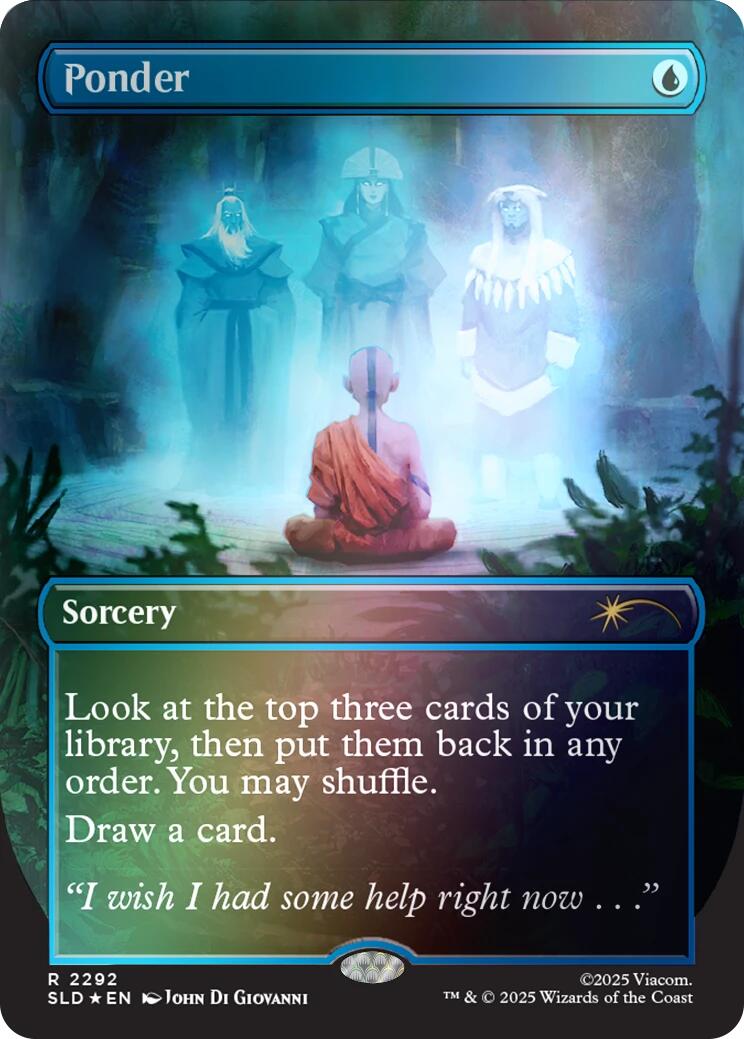 Ponder (2292) (Rainbow Foil) [Secret Lair Drop Series] | Exor Games Dartmouth