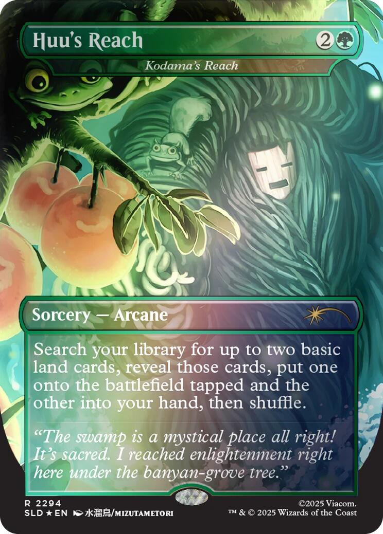 Huu's Reach - Kodama's Reach (Rainbow Foil) [Secret Lair Drop Series] | Exor Games Dartmouth