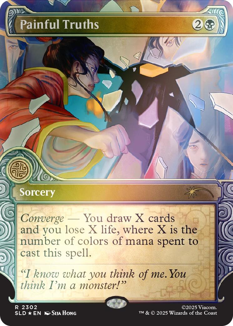 Painful Truths (Rainbow Foil) [Secret Lair Drop Series] | Exor Games Dartmouth