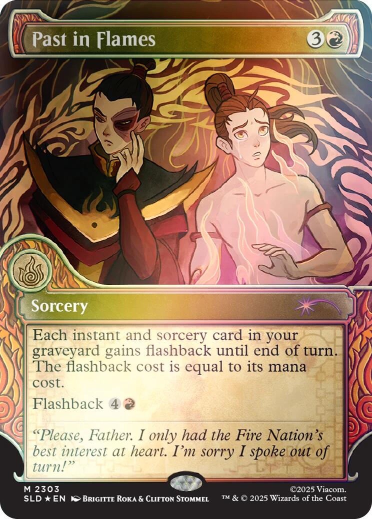 Past in Flames (Rainbow Foil) [Secret Lair Drop Series] | Exor Games Dartmouth