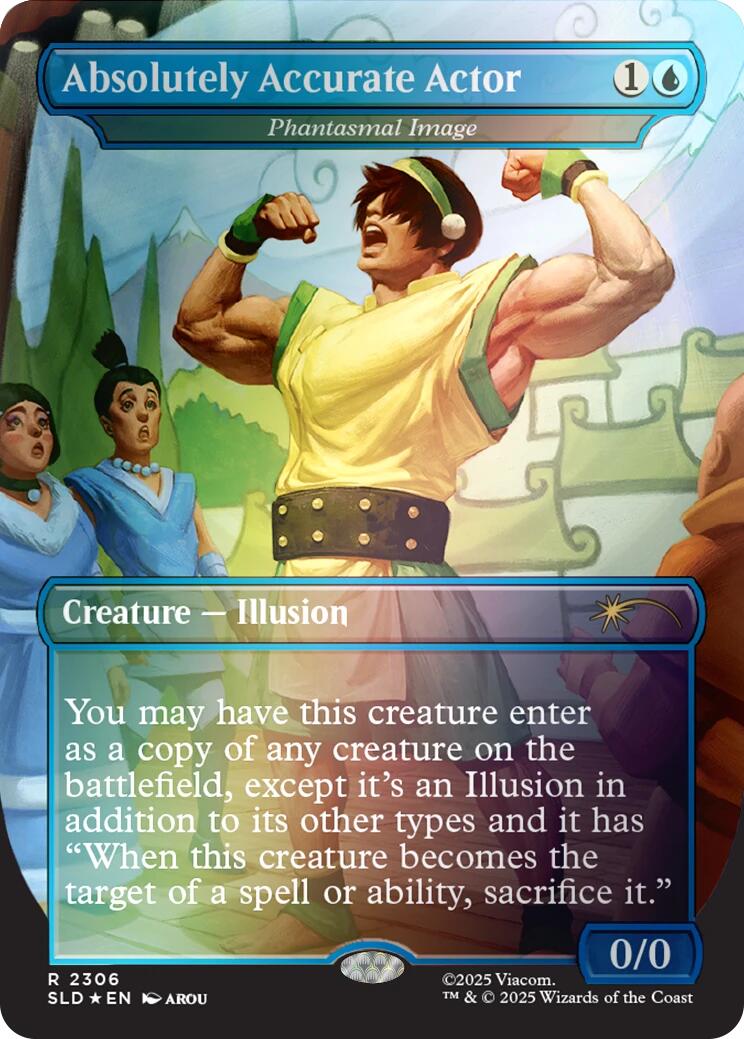 Absolutely Accurate Actor - Phantasmal Image (Rainbow Foil) [Secret Lair Drop Series] | Exor Games Dartmouth