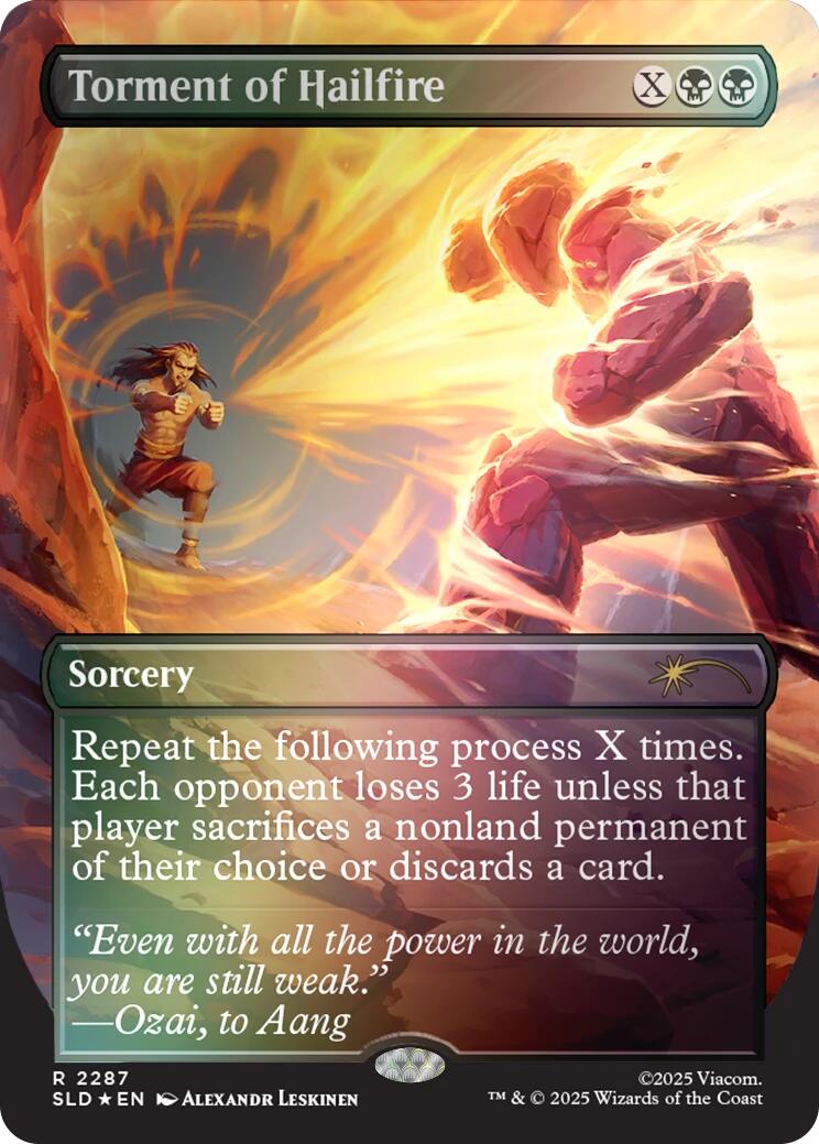 Torment of Hailfire (2287) (Rainbow Foil) [Secret Lair Drop Series] | Exor Games Dartmouth