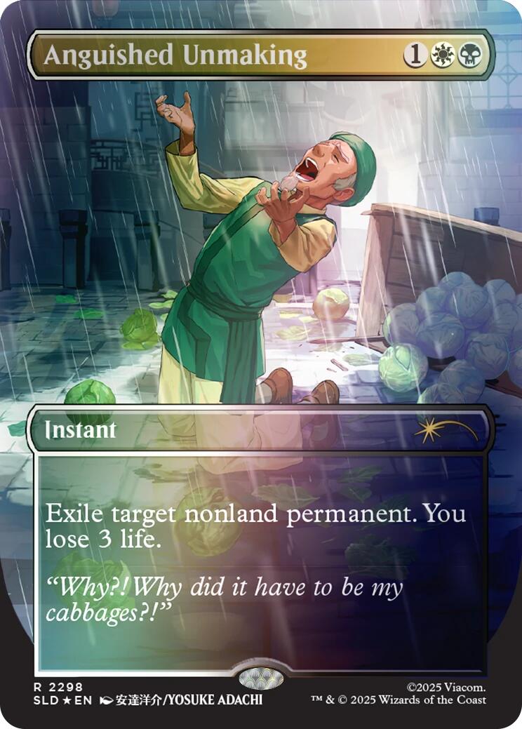 Anguished Unmaking (2298) (Rainbow Foil) [Secret Lair Drop Series] | Exor Games Dartmouth