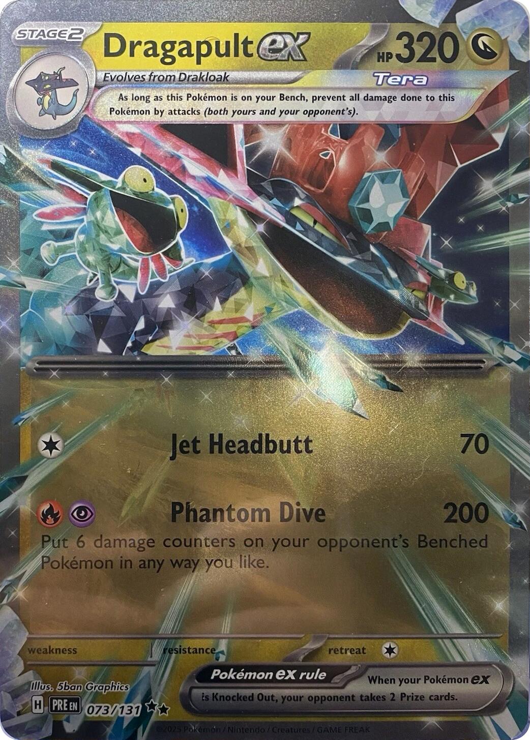 Dragapult ex (073/131) (Jumbo Card) [Scarlet & Violet: Prismatic Evolutions] | Exor Games Dartmouth