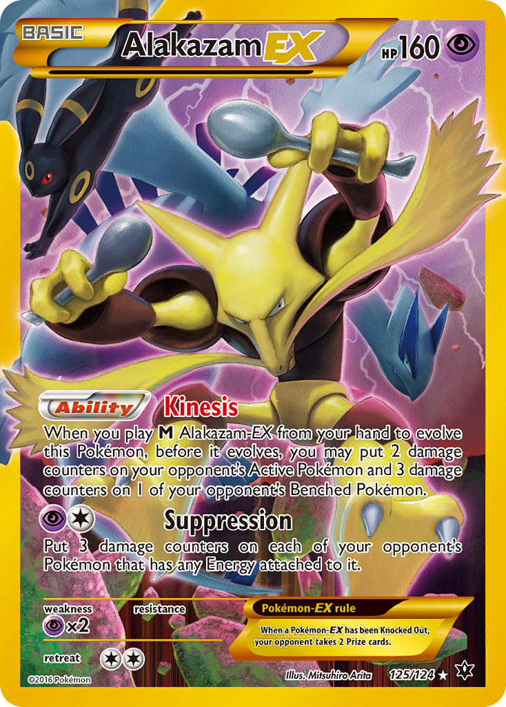 Alakazam EX (125/124) [XY: Fates Collide] | Exor Games Dartmouth