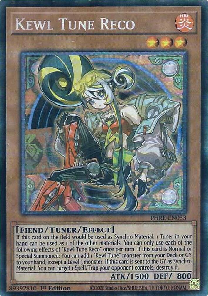 Kewl Tune Reco (CR) [PHRE-EN033] Collector's Rare | Exor Games Dartmouth