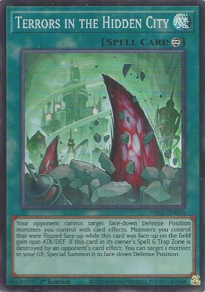 Terrors in the Hidden City (Super Rare) [PHRE-EN054] Super Rare | Exor Games Dartmouth
