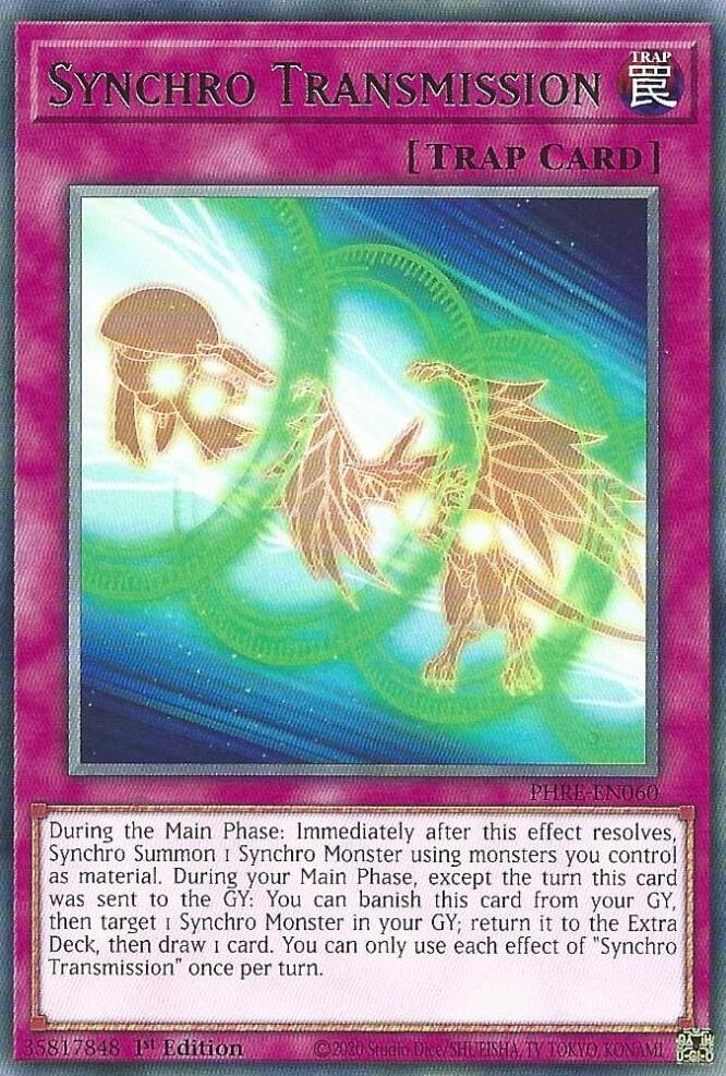 Synchro Transmission [PHRE-EN060] Rare | Exor Games Dartmouth
