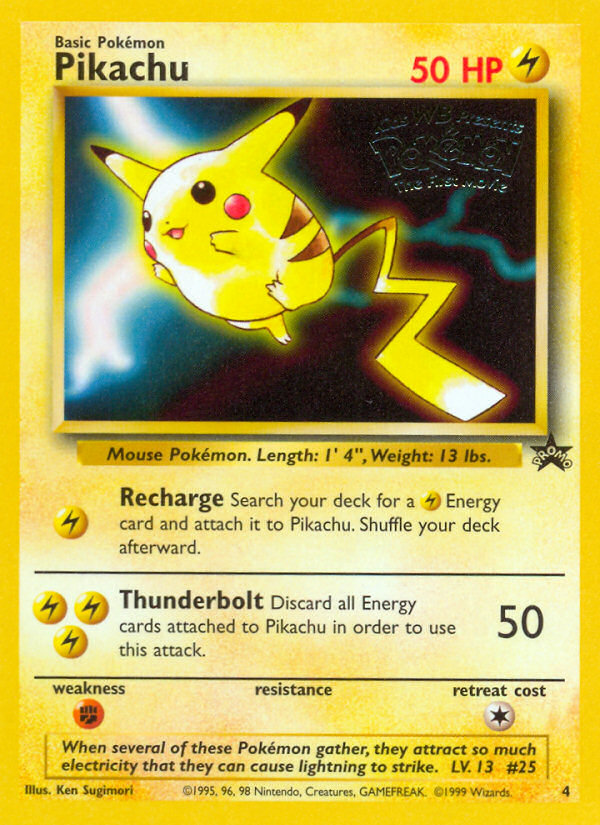 Pikachu (4) [Wizards of the Coast: Black Star Promos] | Exor Games Dartmouth