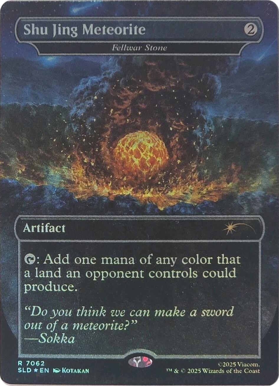 Shu Jing Meteorite - Fellwar Stone (Rainbow Foil) [Secret Lair Drop Series] | Exor Games Dartmouth