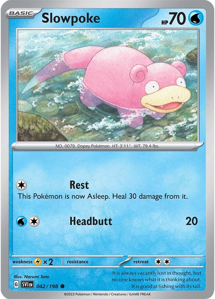 Slowpoke (042/198) [Scarlet & Violet: Base Set] | Exor Games Dartmouth