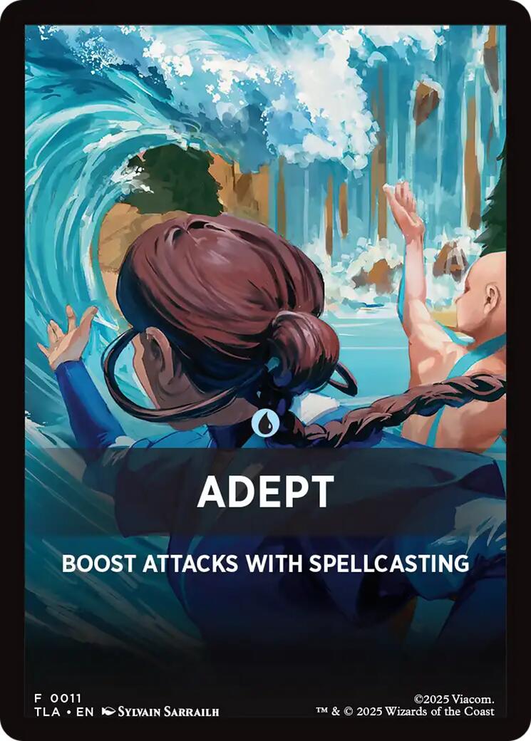 Adept Theme Card [Avatar: The Last Airbender Tokens] | Exor Games Dartmouth