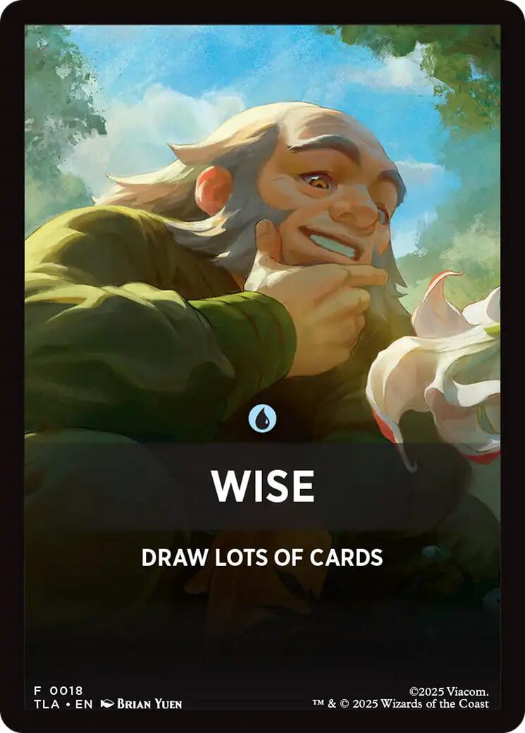 Wise Theme Card [Avatar: The Last Airbender Tokens] | Exor Games Dartmouth
