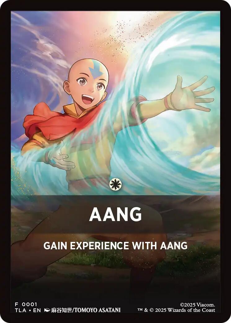 Aang Theme Card [Avatar: The Last Airbender Tokens] | Exor Games Dartmouth