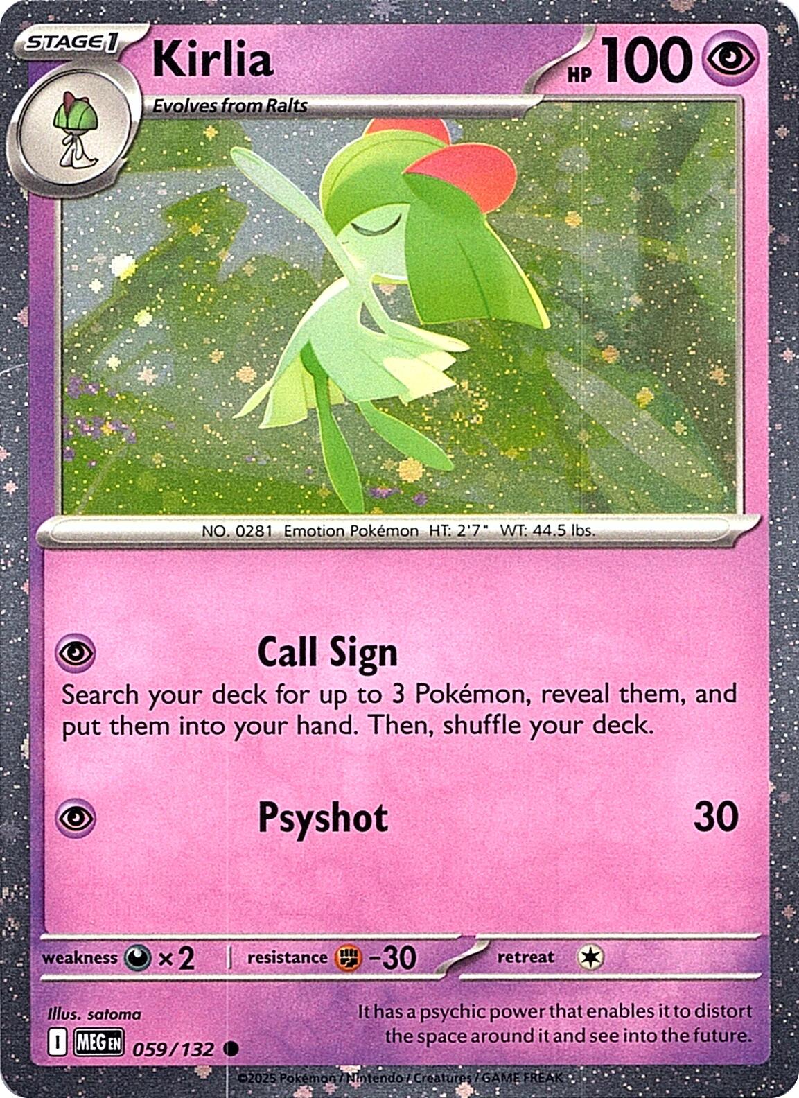 Kirlia (059/132) (Cosmos Holo) [Miscellaneous Cards] | Exor Games Dartmouth