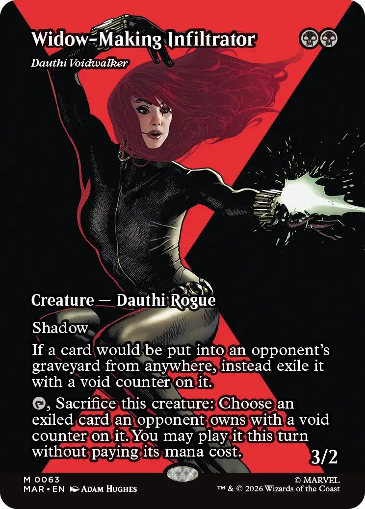 Widow-Making Infiltrator - Dauthi Voidwalker (Borderless) [Marvel Universe: Eternal-Legal] | Exor Games Dartmouth