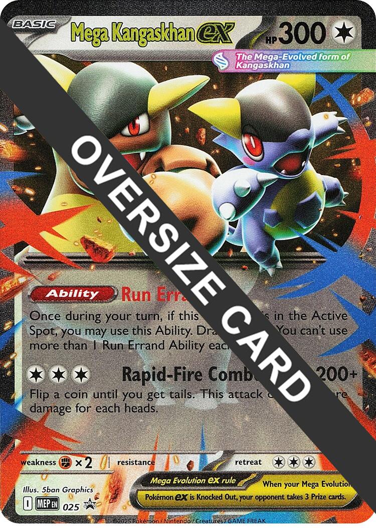 Mega Kangaskhan ex (025) (Jumbo Card) [Mega Evolution Promo] | Exor Games Dartmouth