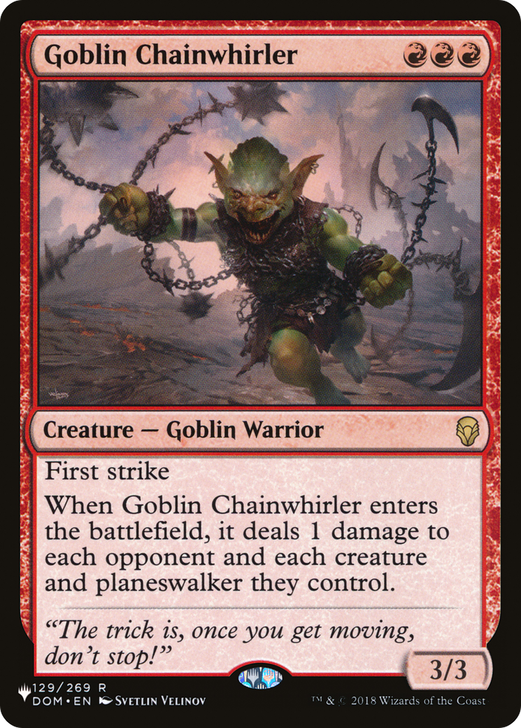 Goblin Chainwhirler [The List Reprints] | Exor Games Dartmouth