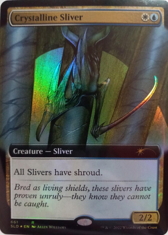 Crystalline Sliver (Extended Art) [Secret Lair Drop Promos] | Exor Games Dartmouth