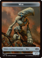 Snake // Myr Double-Sided Token [Tarkir: Dragonstorm Commander Tokens] | Exor Games Dartmouth