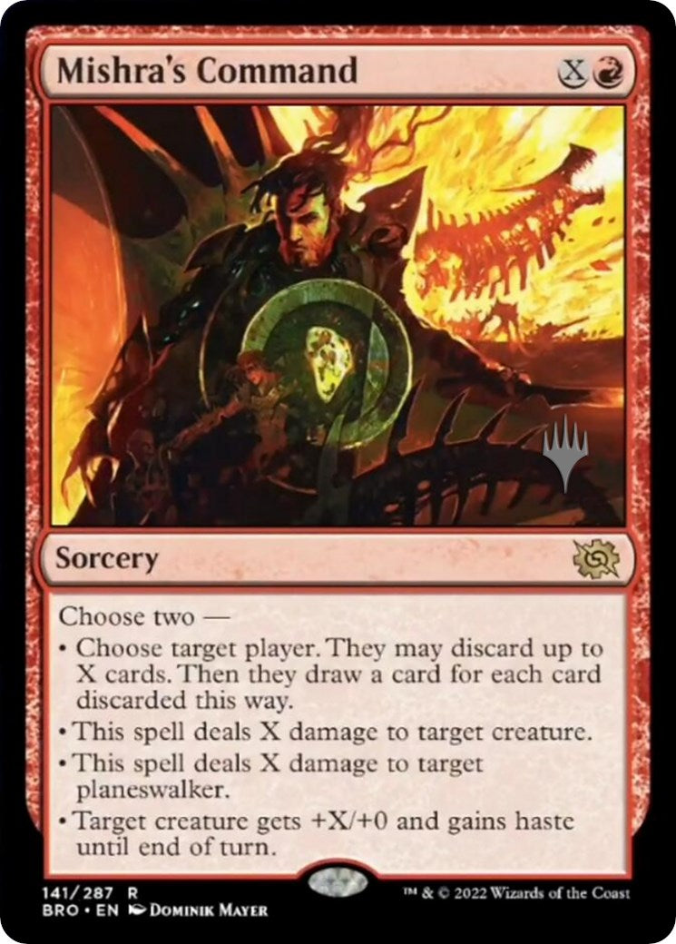 Mishra's Command (Promo Pack) [The Brothers' War Promos] | Exor Games Dartmouth