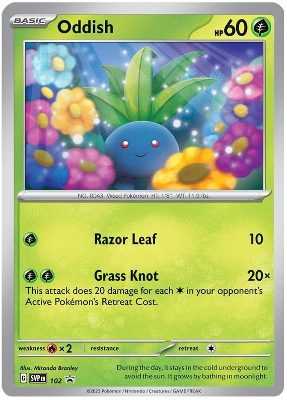Oddish (102) [Scarlet & Violet: Black Star Promos] | Exor Games Dartmouth
