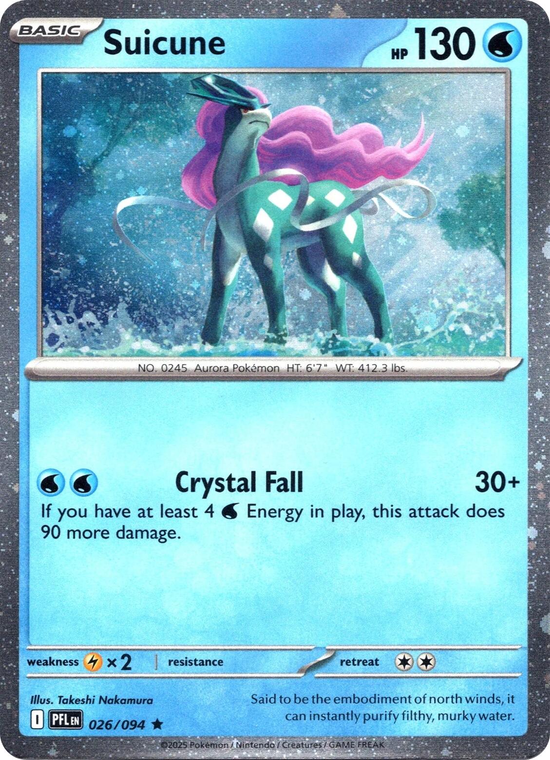 Suicune (026/094) (Cosmos Holo) [Miscellaneous Cards] | Exor Games Dartmouth
