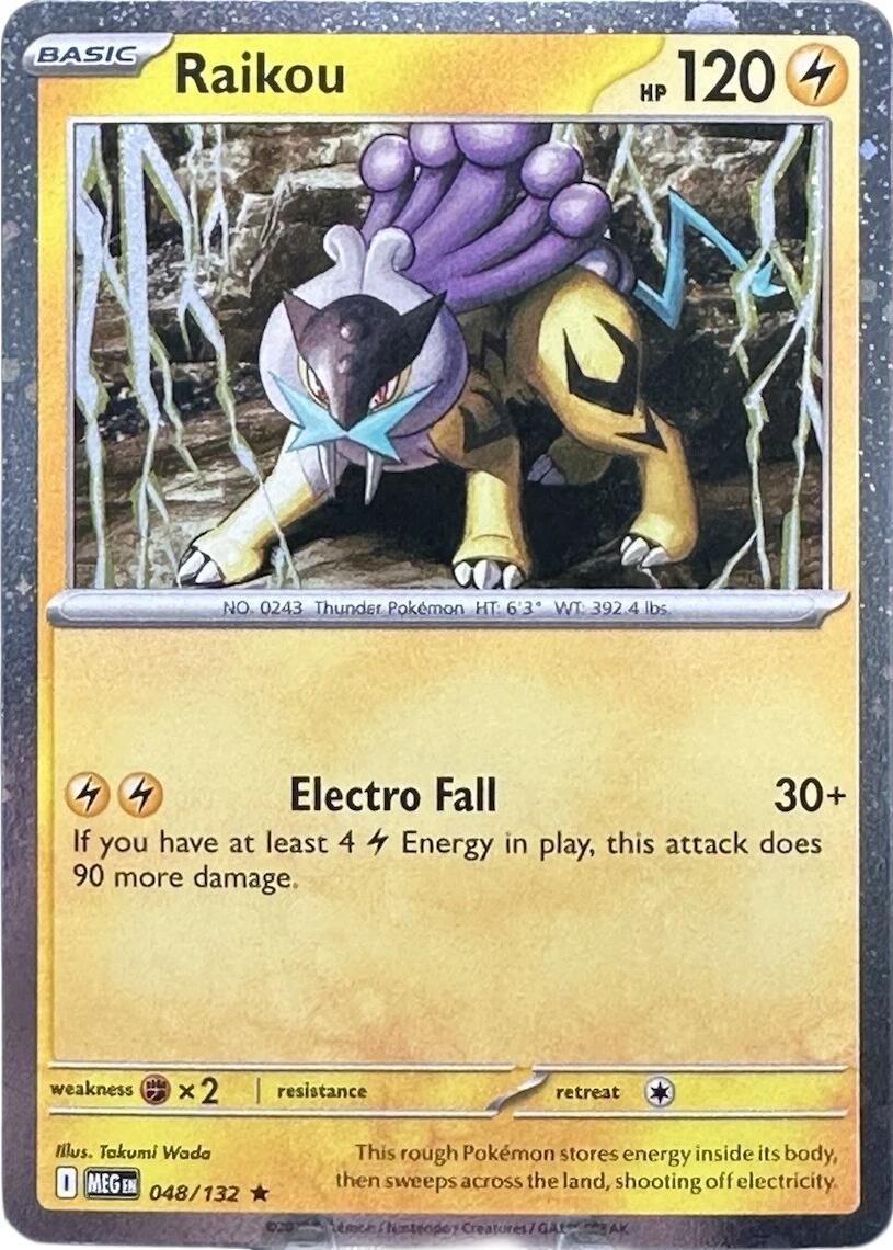 Raikou (048/132) (Cosmo Holo) [Mega Evolution: Base Set] | Exor Games Dartmouth
