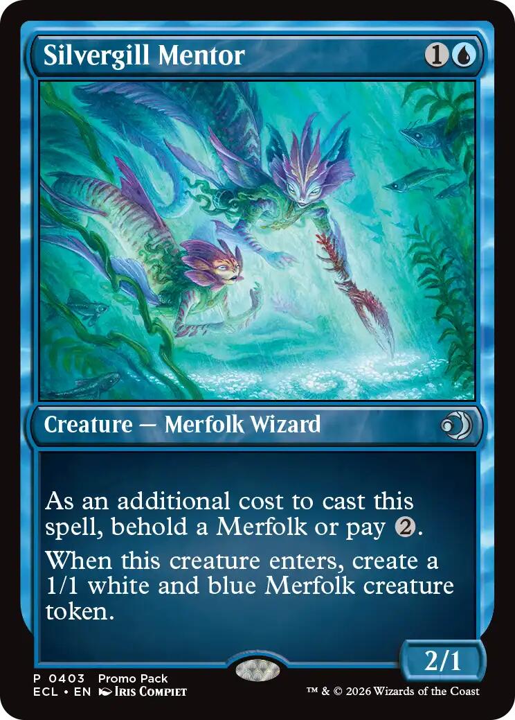 Silvergill Mentor [Lorwyn Eclipsed Promos] | Exor Games Dartmouth