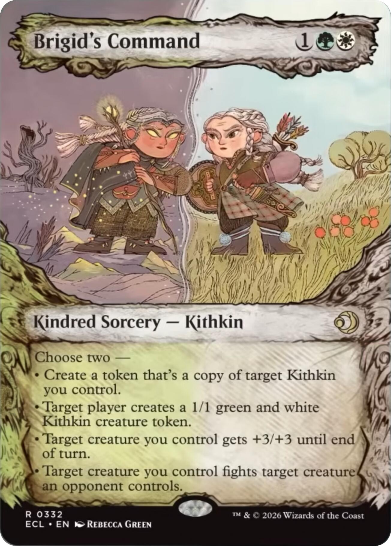 Brigid's Command (Showcase) [Lorwyn Eclipsed] | Exor Games Dartmouth